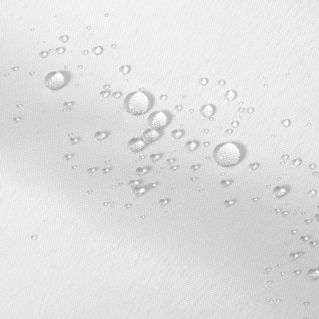 Extra Long Waterproof Fabric Shower Curtain Liner White 72x84