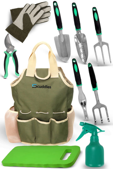 Gardening Tools - Garden Tools Stainless Steel Gardening Gifts for Women Shovel Trowel Fork Rake Gardening Gloves