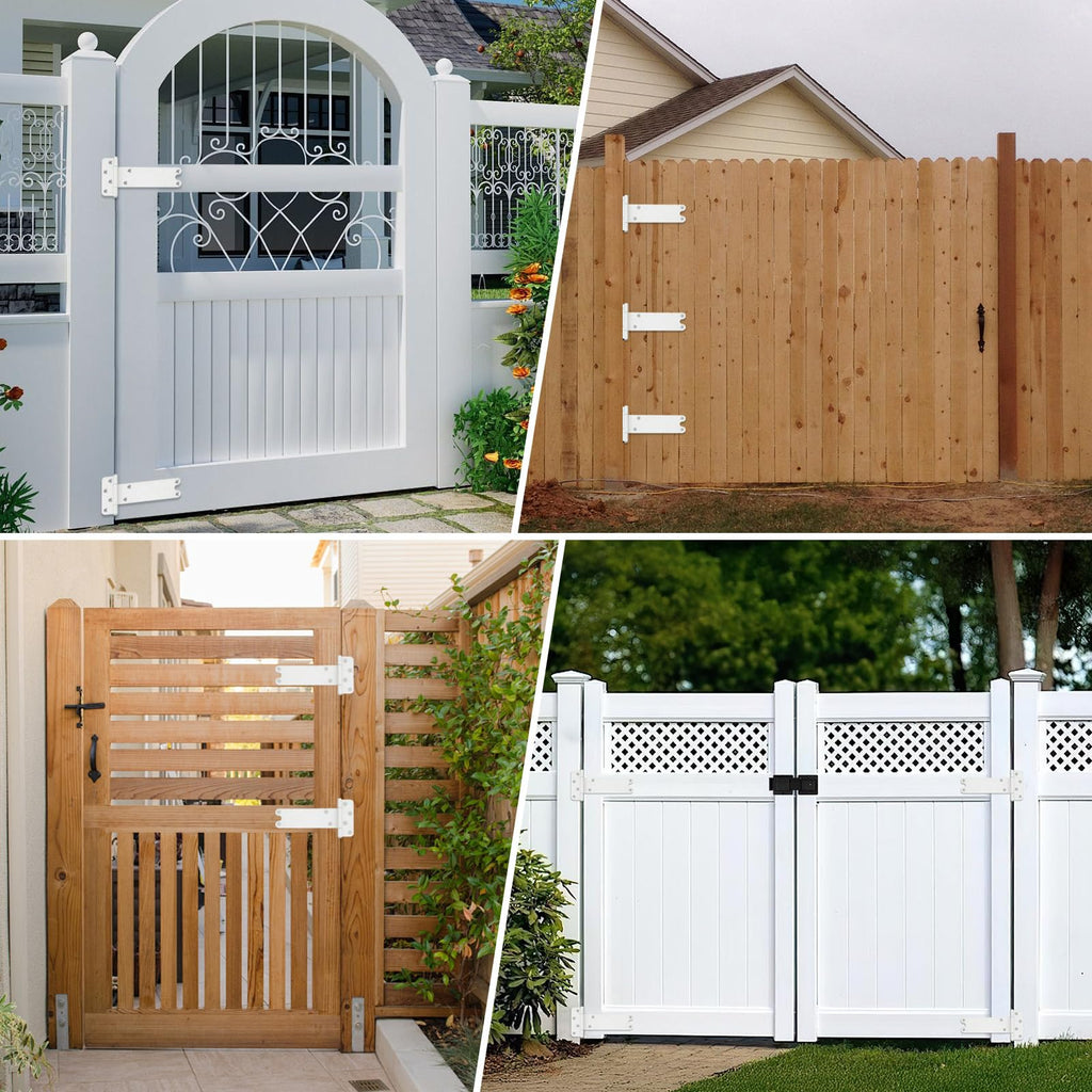 6 Pack 6" Door Hinges, 280 Lbs Capacity Heavy Duty Gate Hinges