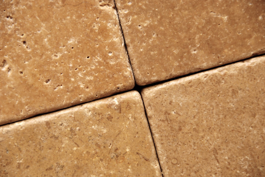 Tile & Stone Noce 4 X 4 Travertine Tumbled Tile