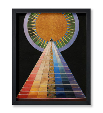 Classic Hilma af Klint Poster - Vintage Geometric Print - Gift for Artist, Friend - Altarpiece No. 1, Shapes