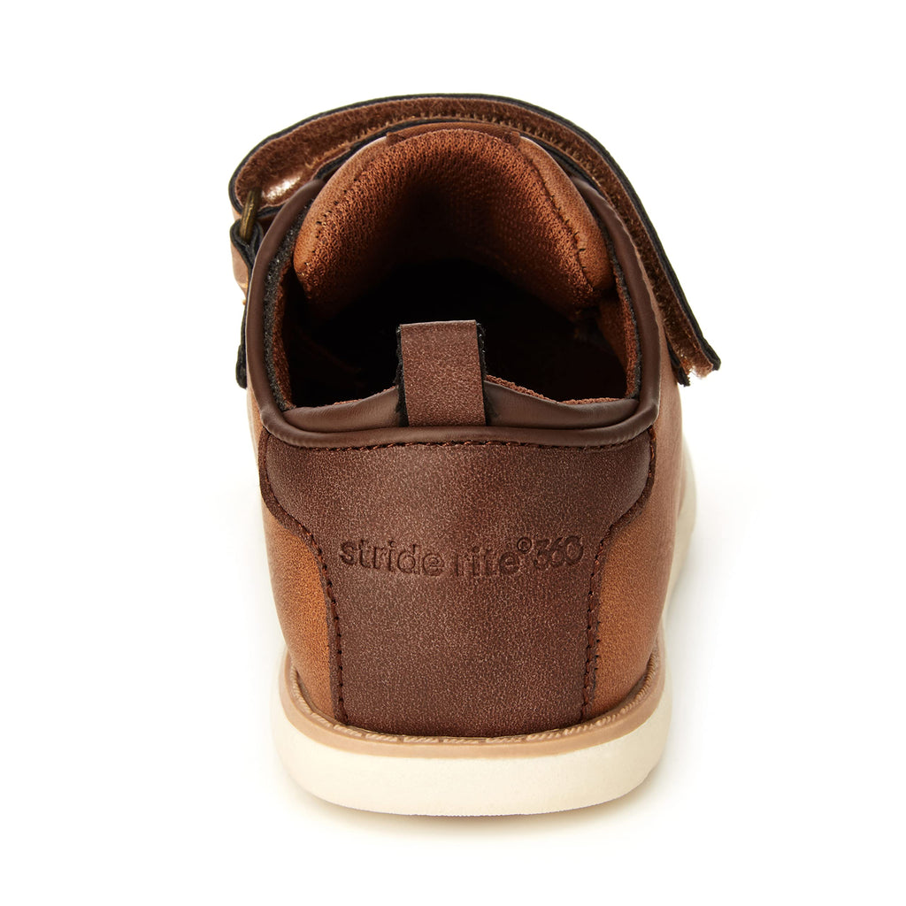 Boys Ethan Dress Shoe, Tan, 5 Toddler
