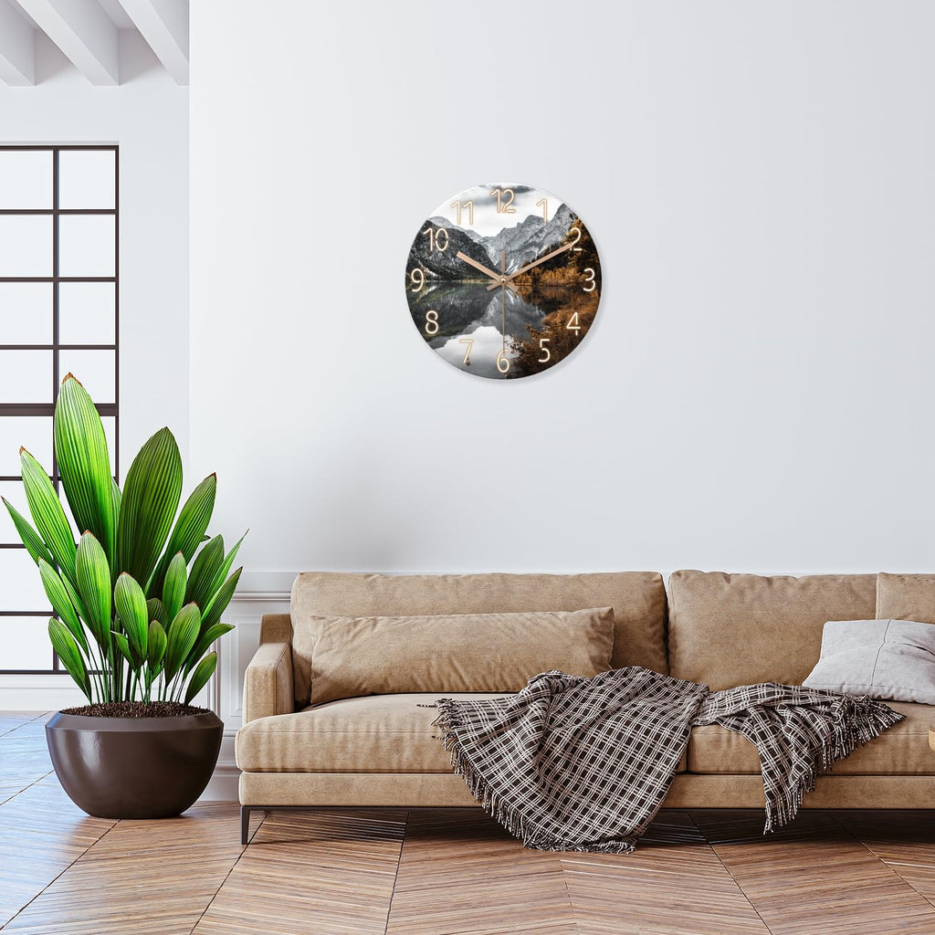 Modern Nature Wall Clock 20 Inch National Park