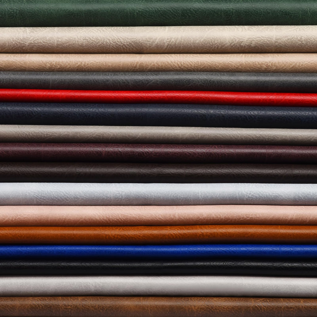 Faux Leather Fabric, Soft Synthetic PU Fabric Material, Thick Durable Synthetic Repholstery Leather Vinyl, Soft Touch