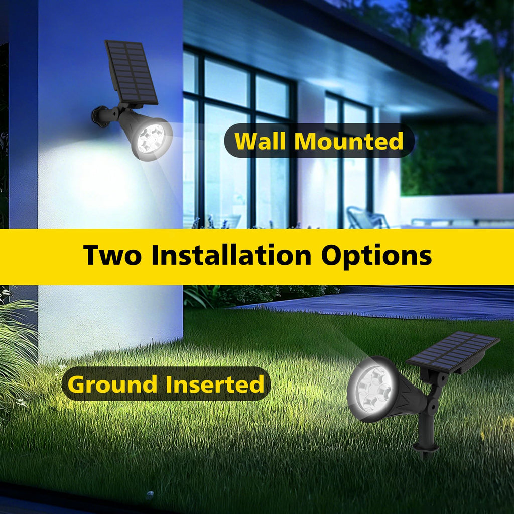 Solar Spot Lights Outdoor Waterproof, Solar Landscape Spotlights, 4Pack