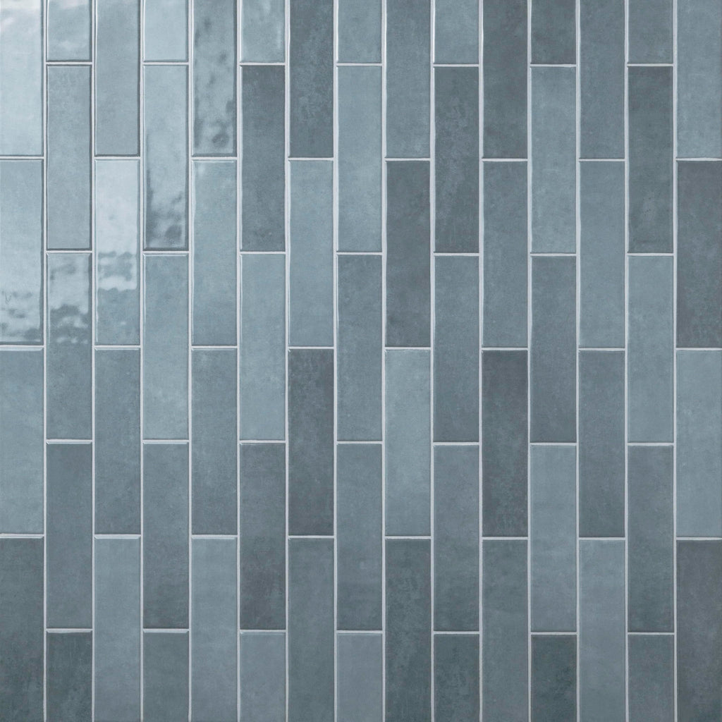 Ceramic Subway Wall Tile | Hoku Caspian Blue | 3" x 12"