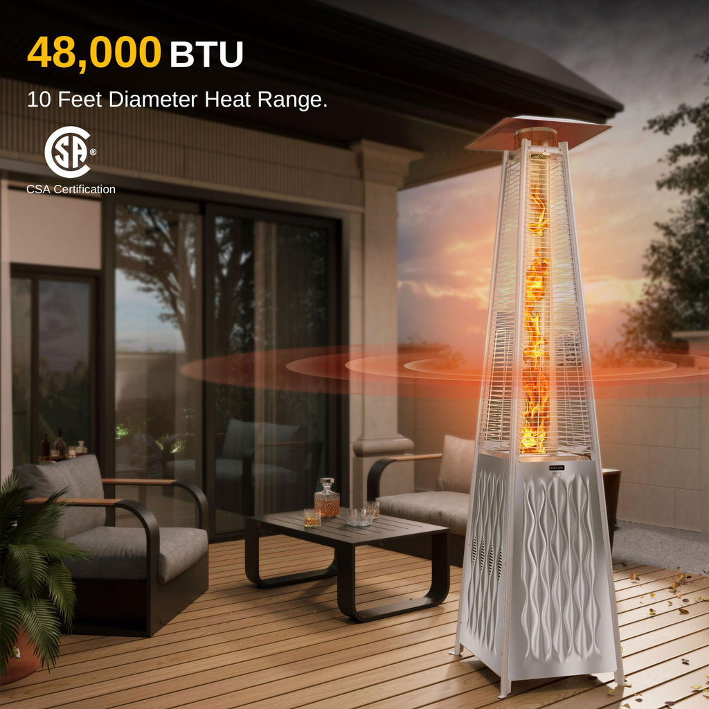 Pyramid Patio Heater, 48,000 BTU Outdoor