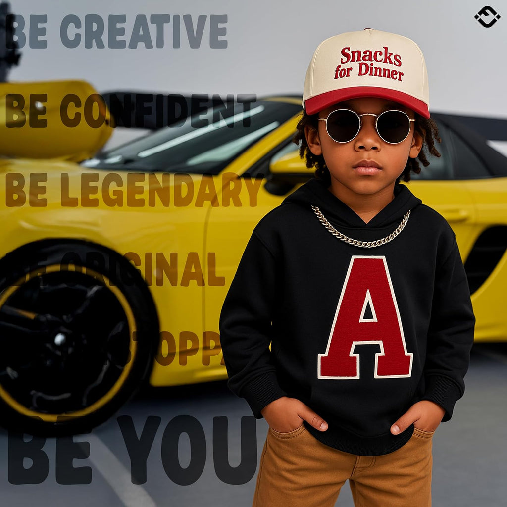 Kids 2 Tone Trucker Snapback Hat for Baby Toddler & Children