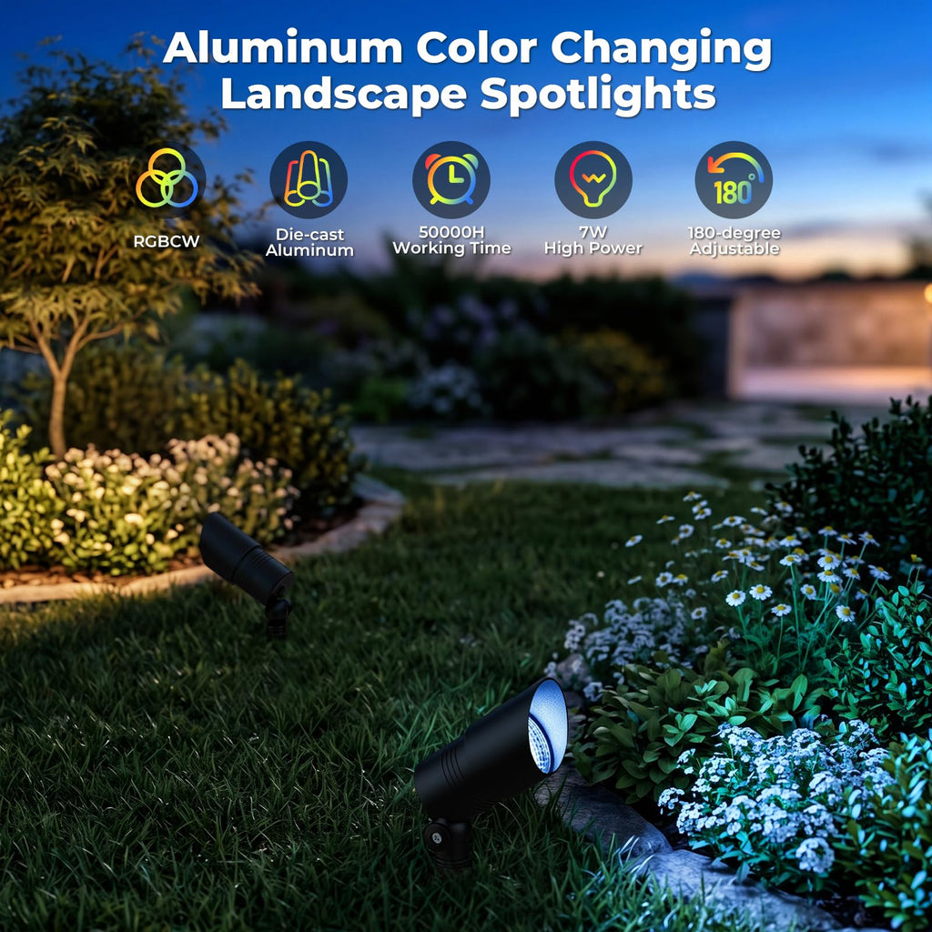 Low Voltage Landscape Lighting, Outdoor Spotlights 16 Pack