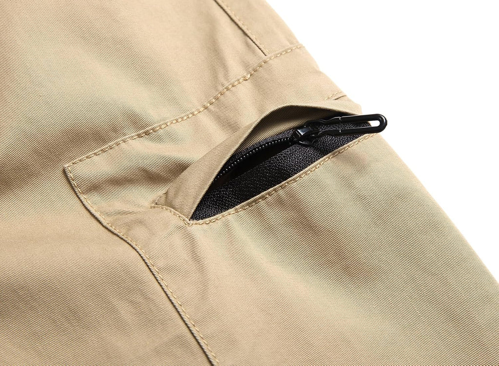 Boys Cargo Pants, Cotton Pull-On Drawstring Joggers for Kids