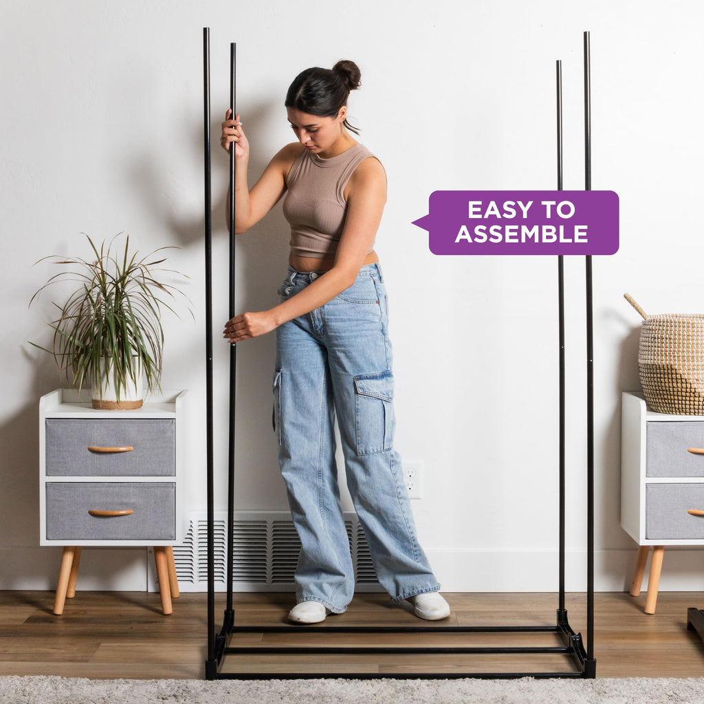 Portable Wardrobe Closet, 50 LBs Large Capacity