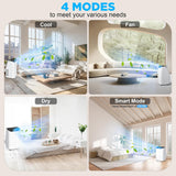 12000 BTU Portable Air Conditioners with Remote Control, 3-in-1 Free Standing Cooling AC Unit with Fan & Dehumidifier