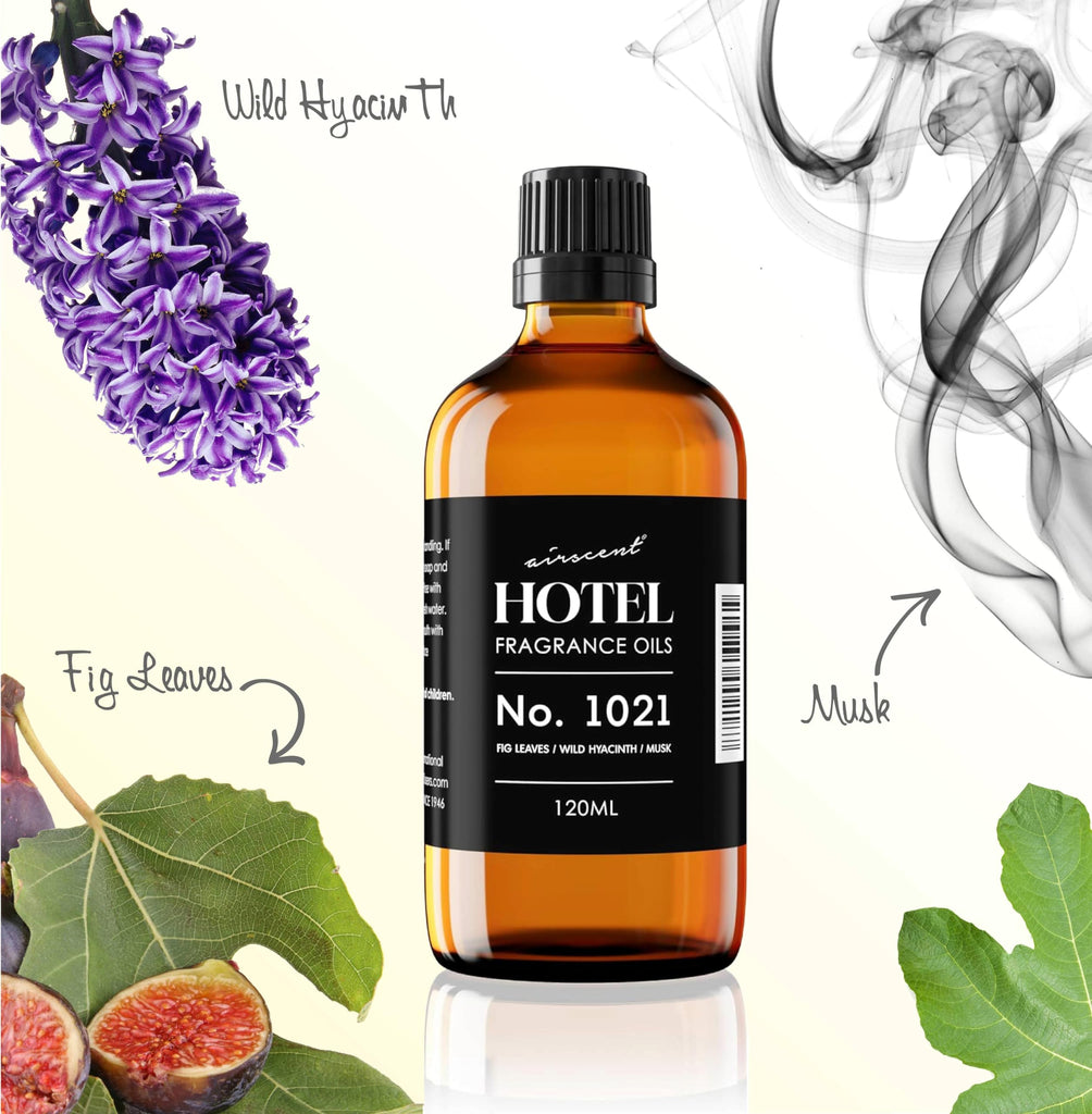 AirScent Hotel Diffuser Oil No. 1021 - Fig Hyacinth Sandalwood - 120 mL