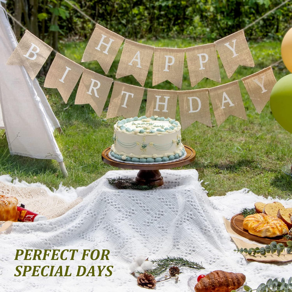 Cake Stand with Dome Lid, Acacia Wood Cake Plate with Cover