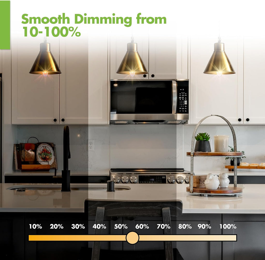 Dimmable LED Candelabra Bulbs, E12 B11, 60W Eq, 2700K