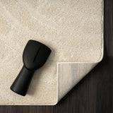 LUXE WEAVERS Modern Geometric Wave Cream 8x10 Area Rug