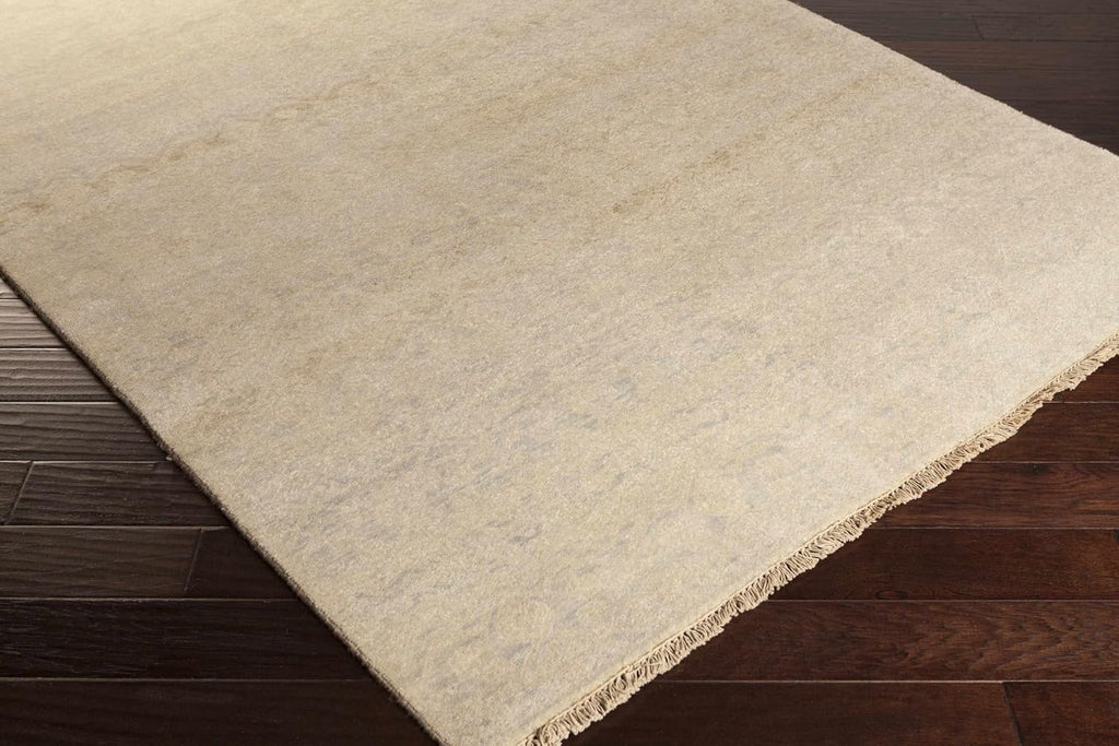 Colwich Wool Area Rug - Geometric Abstract Distressed Faded Striped - Traditional Transitional Minimalist Farmhouse