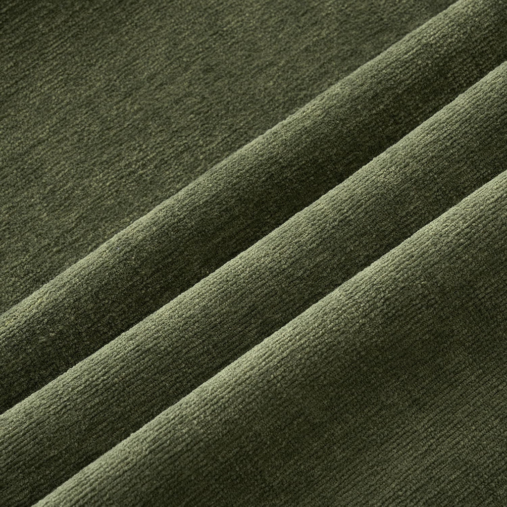 Olive Green Couch Pillow Covers 18x18 Inch, Set of 2 Soft Chenille Decorative Square Throw Pillow Covers Farmhouse