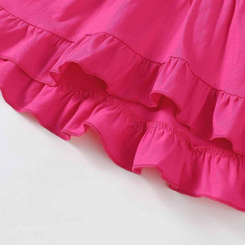 Baby Toddler Girl Clothes Ruffle Top Pants Outfit Set
