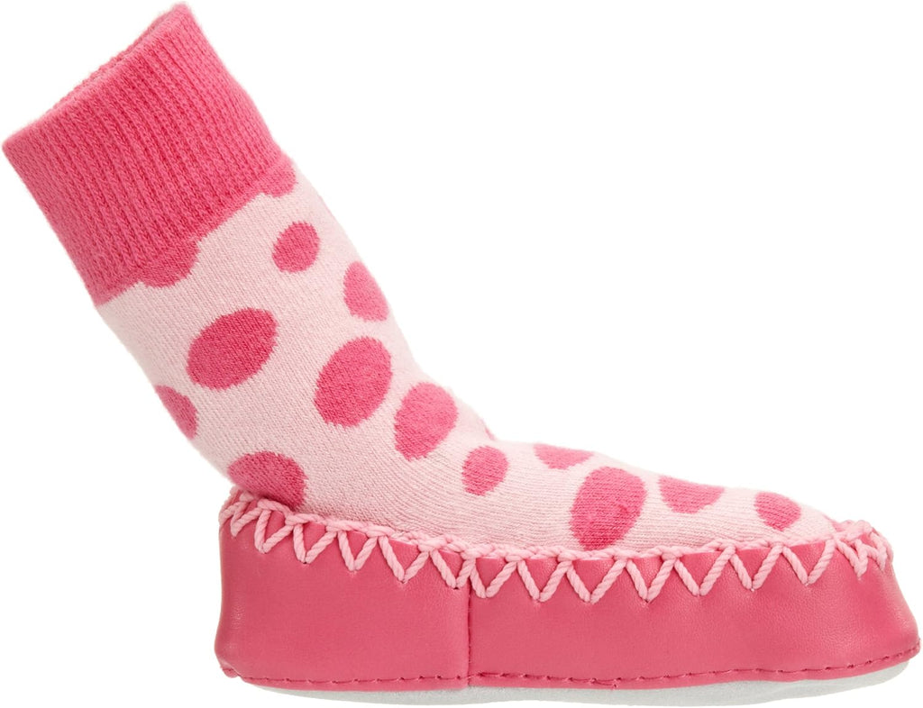 Baby Slipper Socks 18-24m Pink Spots
