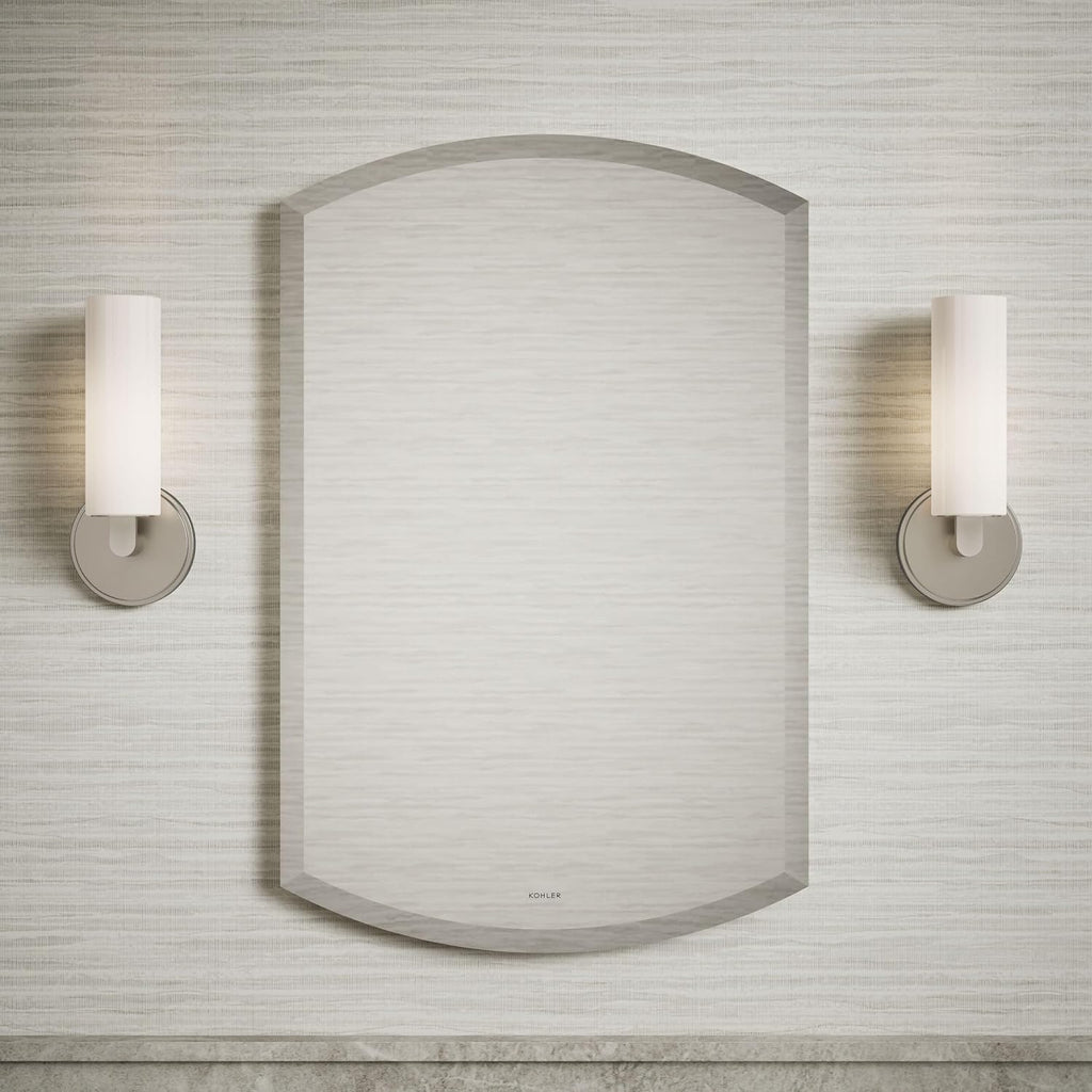 Archer 20" W 31" H Single-Door Bathroom Medicine Cabinet w Mirror | 3073-NA, Recessed or Surface Mount Bathroom Wall