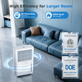 2500 Sq.Ft Dehumidifiers with Drain Hose for Home