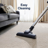 JONATHAN Y Hallie High-Low Curve Ivory/Cream Indoor/Outdoor Area Rug, 8x10, Minimalist, Japandi, Pet Friendly