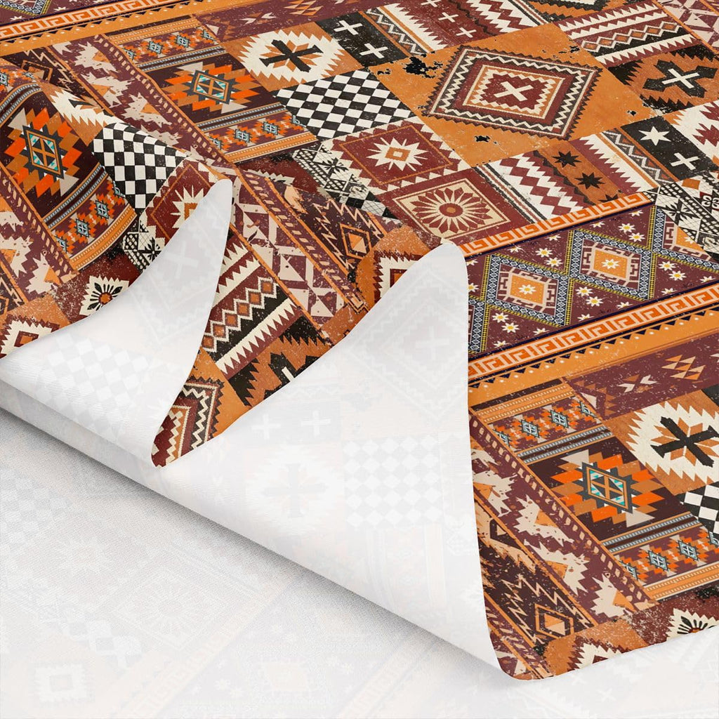 Native American Fabric By The Yard Traditional Upholstery Fabric Tribal Ethnic Grunge Vintage Aztec Decorative Fabric