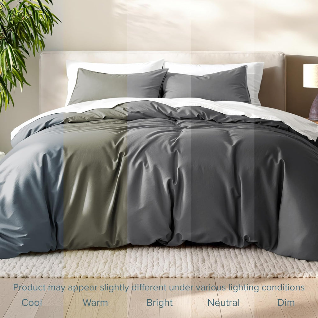 Bedding Duvet Cover Queen - Premium 1800 Super Soft Duvet Covers Collection - Lightweight, Cooling Duvet Cover - Soft