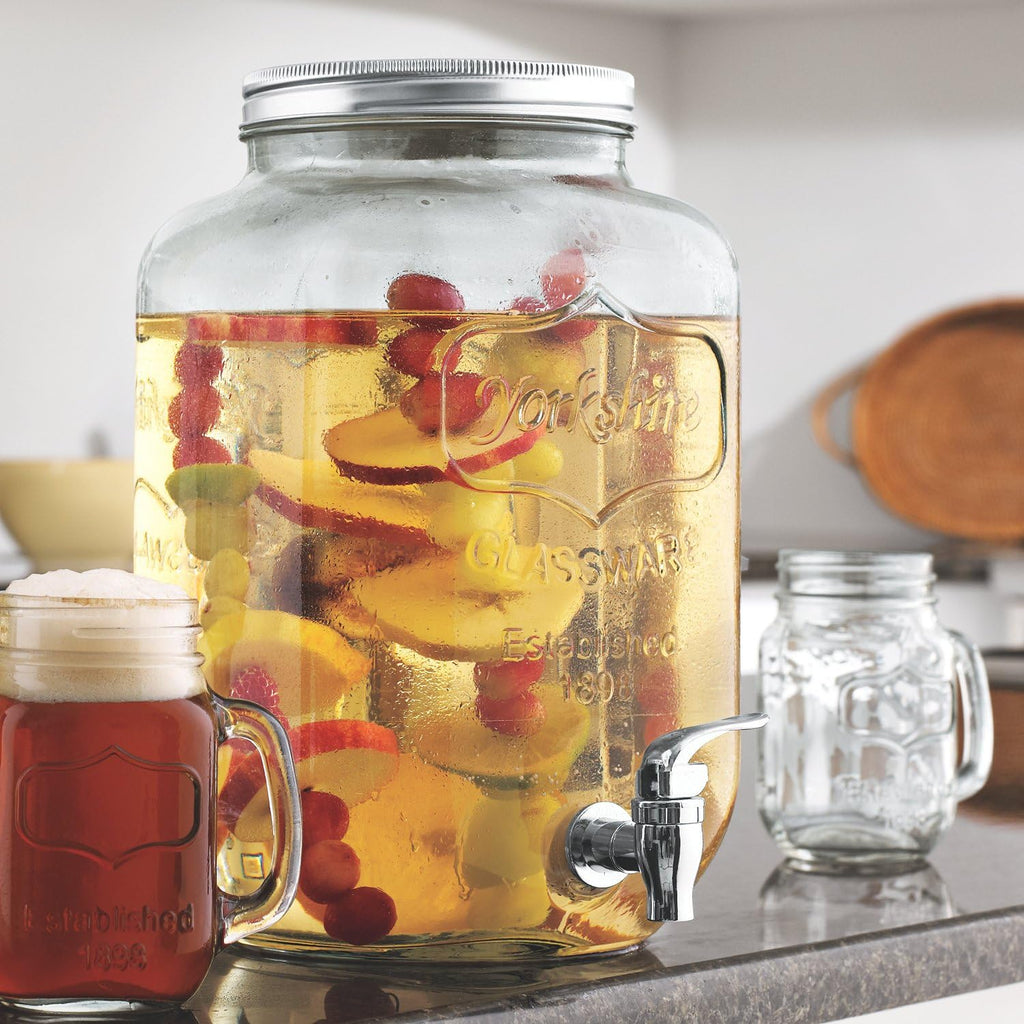 Yorkshire Mason Jar Beverage Dispenser