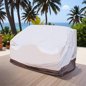 Patio Furniture Set Cover Outdoor Sectional Sofa Couch Chair Ottoman Waterproof Covers General Purpose, 58" L x 36" W