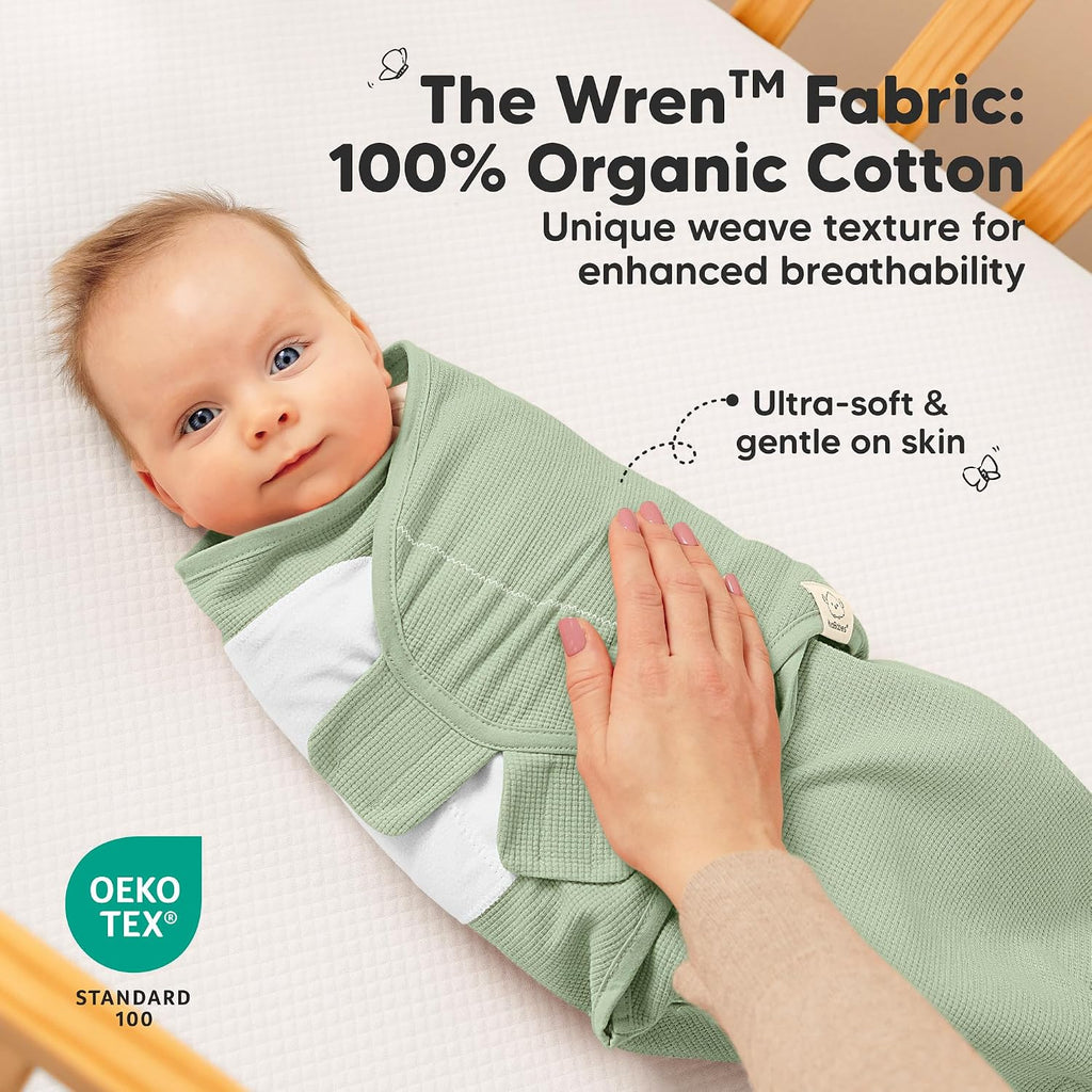Pack Organic Swaddles for Newborns, Baby Swaddles (Willow)