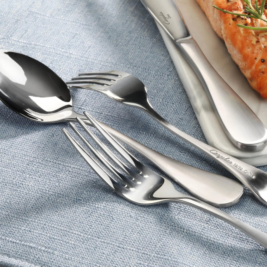 Series Stainless Flatware Set, Window Box, Matte Finish Handle (47-Piece), 504999