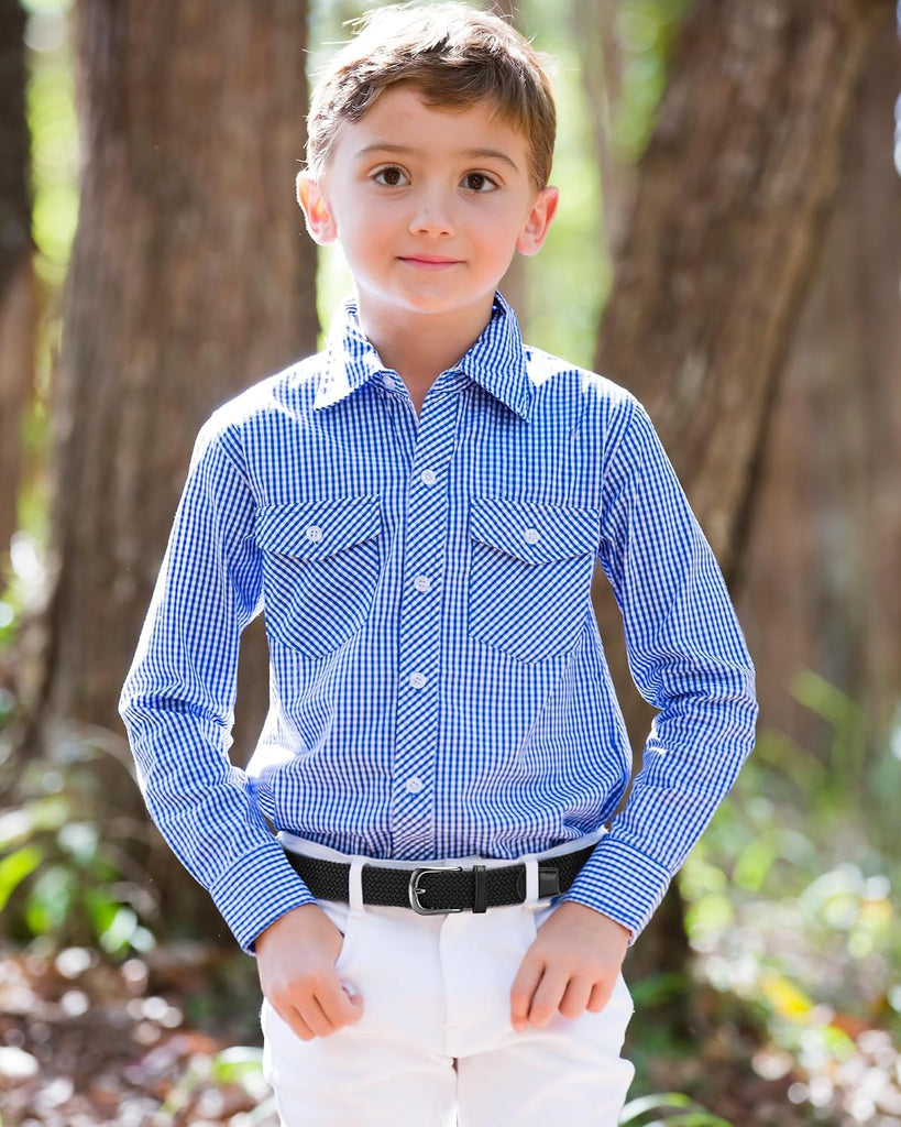 30mm Boys Elastic Braided Belt Adjustable Kids Woven Belt