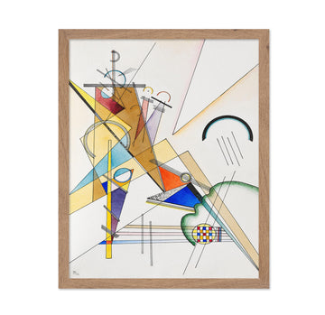 Vintage Wassily Kandinsky Poster - Retro Museum Print - Gift for Artist, Friend - Gewebe, Abstract, Geometric