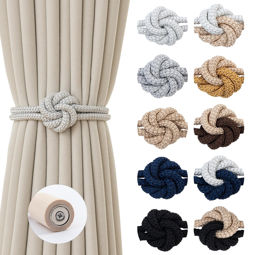 Magnetic Curtain Tiebacks Holdbacks Rope Curtain Tie Backs Outdoor