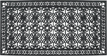 34-LB Heavy Duty Rubber Doormat 36"×72" - Won't Blow Away | Outside Front Door Mat, Mud Dirt Scraper, Non-Slip