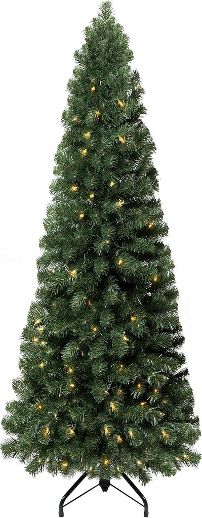 Vienna Prelit Slim Artificial Christmas Tree with Lights