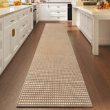 2x10 ft Hallway Runner Rug Extra Long Boho Woven Kitchen Runner Rugs Mat Non Slip Washable, Soft Hal
