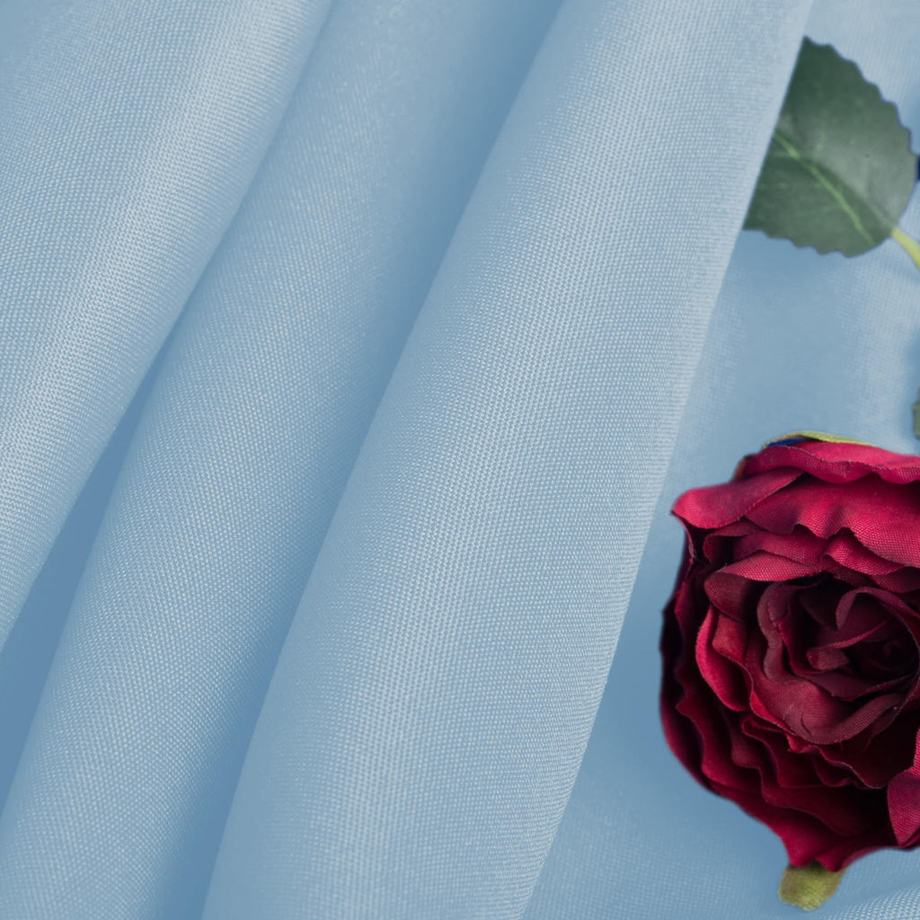 2pack 90x156 Inch Blue Mist Rectangular Tablecloth 8 Feet Table Cloth in Polyester Fabric for