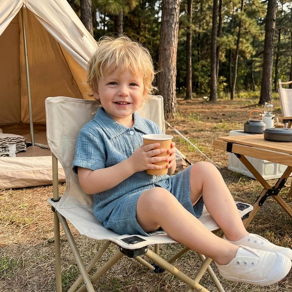 Baby Boy Summer Outfit 2PCS Button Down Shirt Tops + Shorts with Pocket Toddler Infant Triple Cotton Gauze Clothes Set