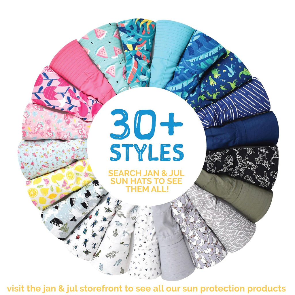 Sun Protection Baby Bucket Hat with Adjustable Strap (S:, Narwhale)