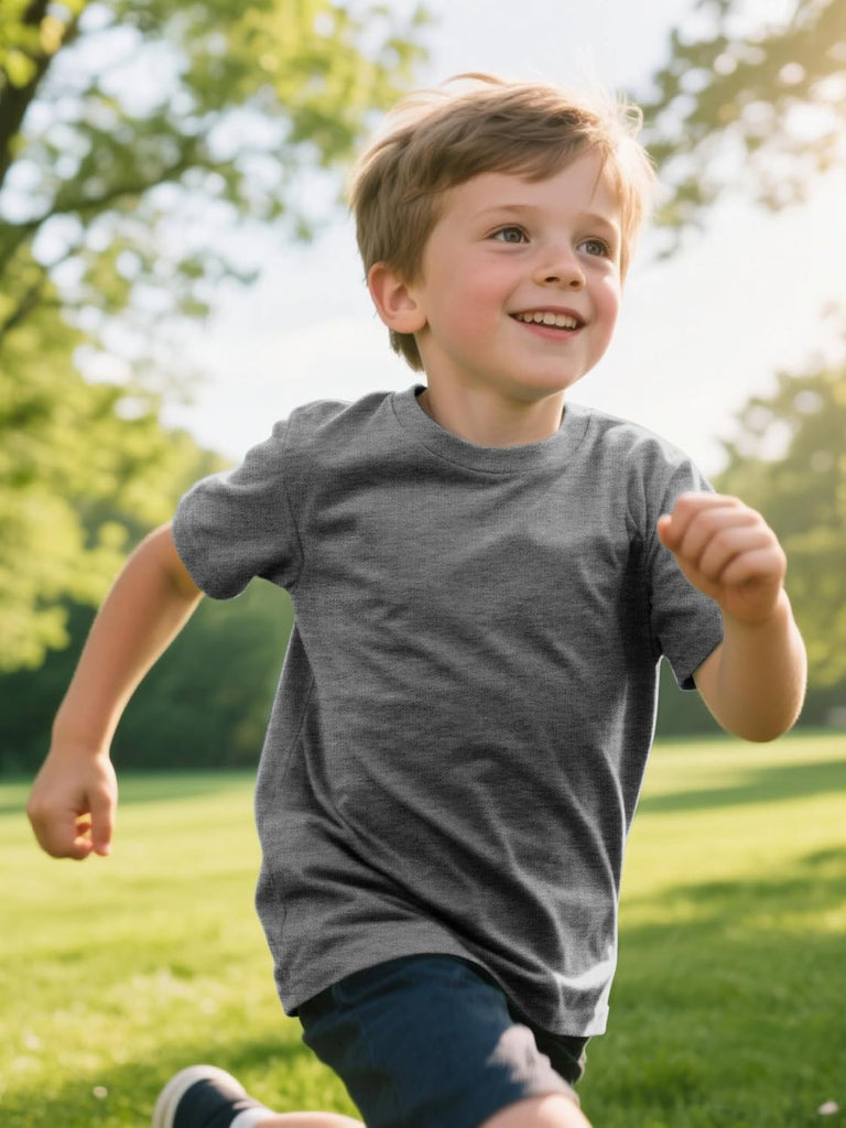 5 Pack Boys Shirts Toddler Short Sleeve Cotton T-Shirts Boys Summer Clothes Crew Neck Tops for Kids
