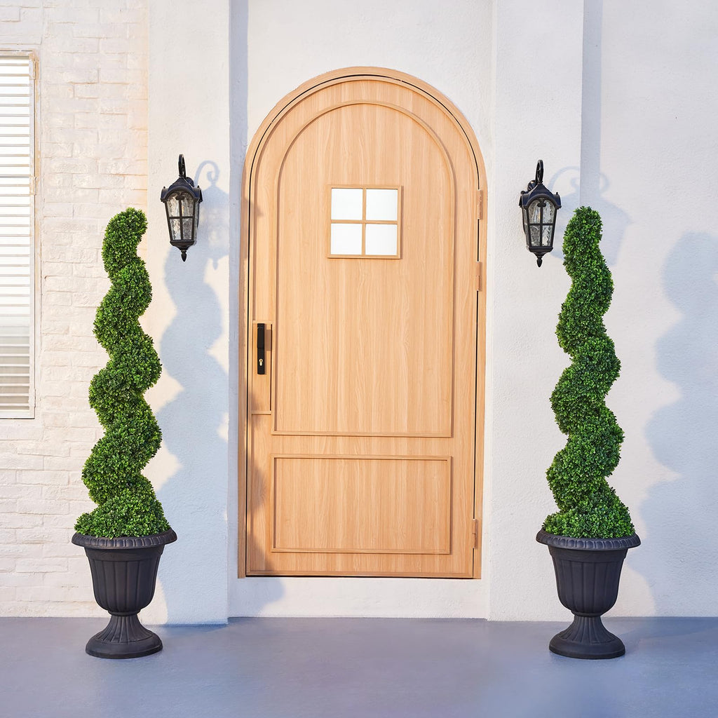 4FT Artificial Spiral Topiary Tree with Spike and UV Protection