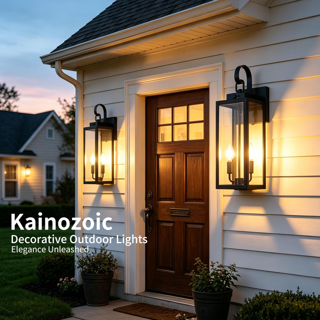 20 Inch Motion Sensor Dawn to Dusk Outdoor Sensor Light Fixture Anti-Rust Exterior Wall Lighting Waterproof Outdoor