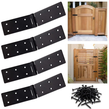 Heavy Duty Gate Hinges, Adjustable 270° Folding Barn Door Hinges
