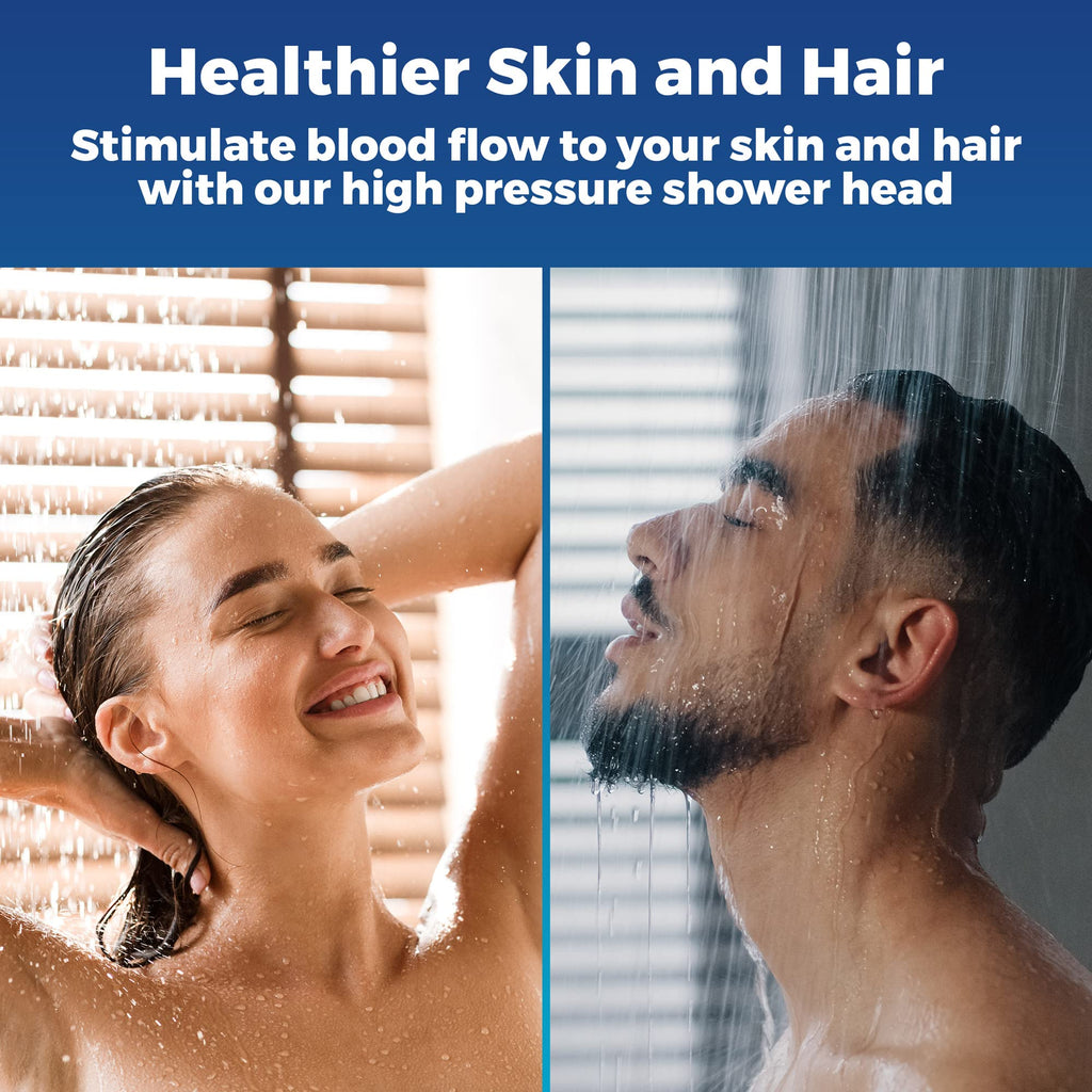 Shower Head - High Pressure 2.5 GPM - Matte Black
