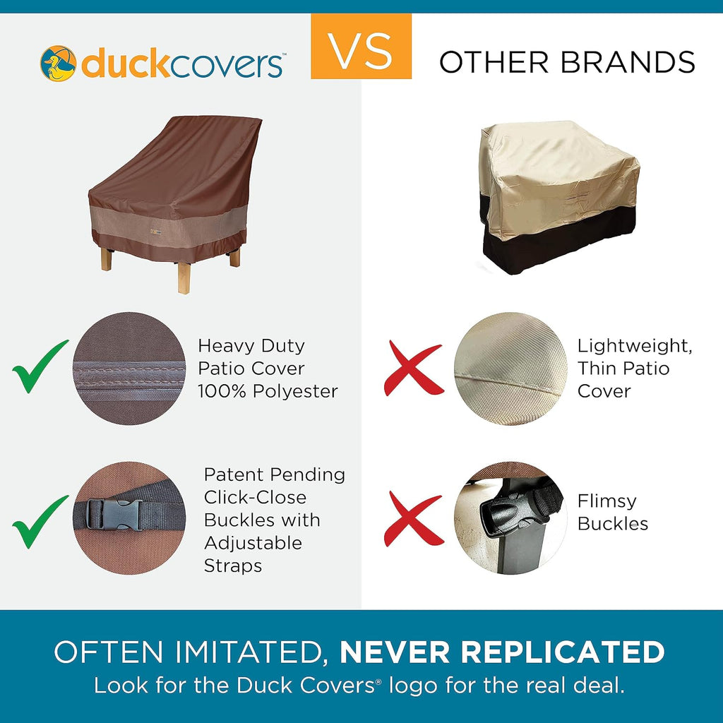 Ultimate Patio Sofa Cover, 77"W x 37"D x 35"H, Mocha Cappuccino, Outdoor Sofa Cover