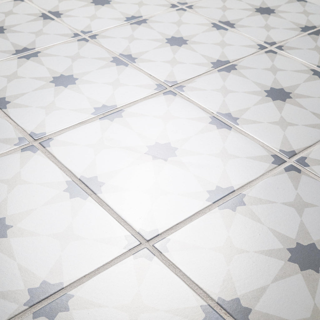 Porcelain Wall Tile | Zoudia Encaustic | 8" x 8"
