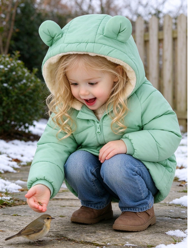 Girls Winter Coat Toddler Fleece Jakcet Kid Baby Puffer Jackets for Boys